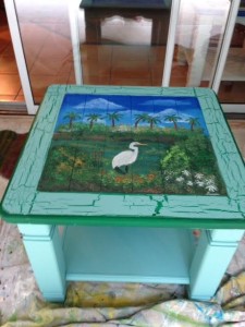 green heron table